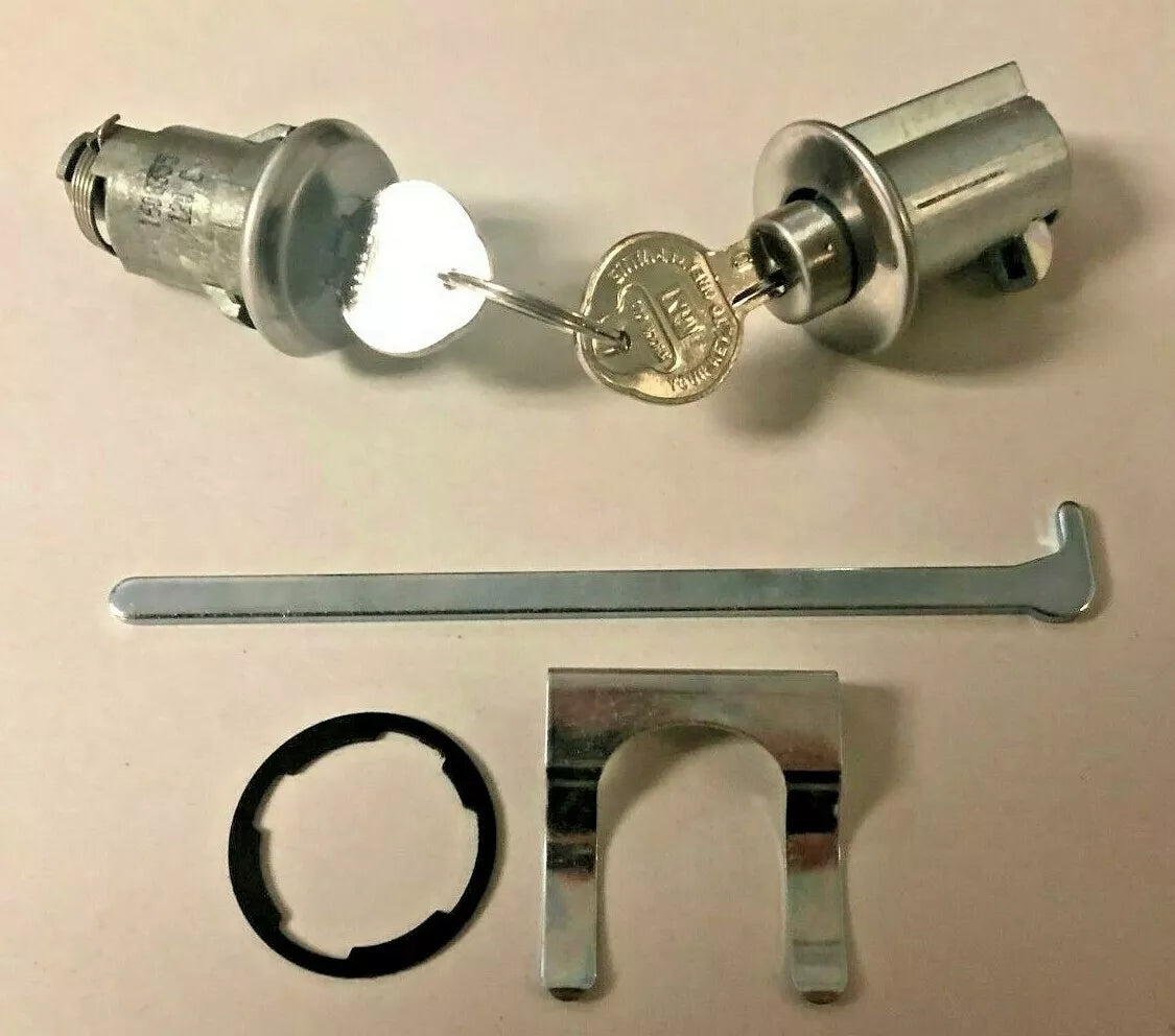 Glove Box and Trunk Lock set- GM Keys, 1961-1962 Buick, Pontiac, Oldsmobile Midsize PY265A