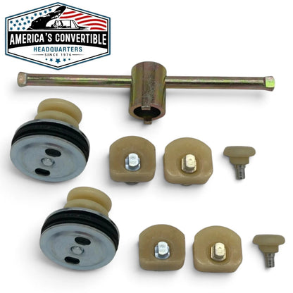 Rear Quarter Window Repair Kit – Fits 1971–1976 GM Full-Size 2-Door Hardtop & Convertible Models