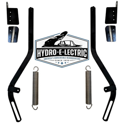 Rear Glass Window Brackets and Support Arms with Springs