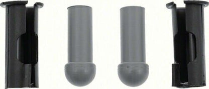 Sun Visors, Black Madrid Vinyl - Pair, 1966-1970 Impala Convertible