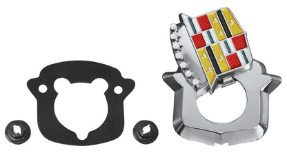 Trunk Lock Crest Emblem, 1964-1968 Cadillac DeVille, Eldorado & Fleetwood